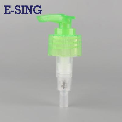 China Non Spill 24/410 28/410 Green Color Plastic Dispenser Pump Lotion Pump For Bottle for sale