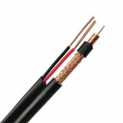 China AITE 305m RG59 with coax siamese Rg59 2c RG59WP01 power cctv camera RG59 2c communication cable manufacturing price for sale