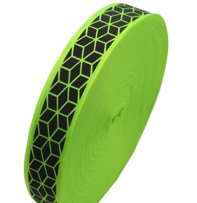 China Multicolor High Tenacity Reflective Webbing Safety Warning Reflective Strip Polyester Webbing Nylon Strap For Outdoor Bags Sport for sale