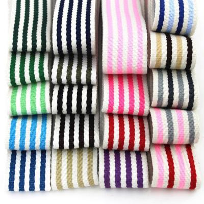 China High Tenacity Thick Cotton Webbing Cotton Webbing For Strap 38 Mm Cotton Webbing for sale