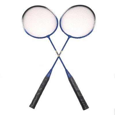 China Eastic & Cheap aluminum handle badminton rackets low price high quality durable sports badminton racquets with shuttlecock for sale