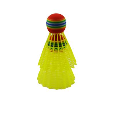 China Wholesale cheap super durable yellow nylon foam badminton shuttlecock for sale