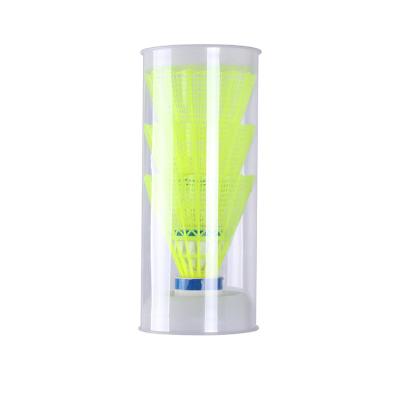 China High Quality Foam Sports Forming Yellow Blue Brand Outdoor Nylon Badminton Shuttlecock for sale