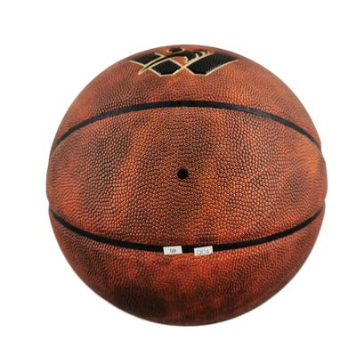 China PU Leather Custom Basketball Ball Suppliers Outdoor Melted Profession Basketball for sale