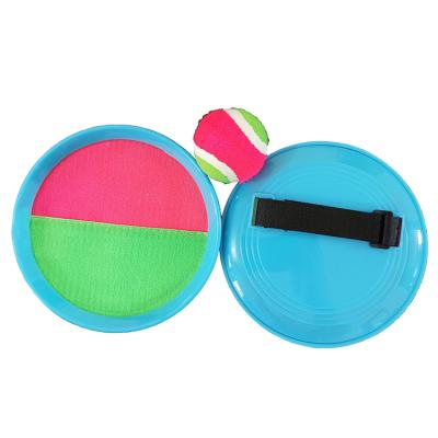 China Wholesale promotion sport outdoor game toy paddle ball hook paddle throwing and hook ball set for kids for sale