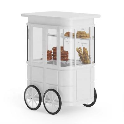 China UKUNG Multifunctional Mobile Food Vegetable Cart Food Drinks Snacks Vending Kiosk,Mobile Coffee Cart For Sale for sale