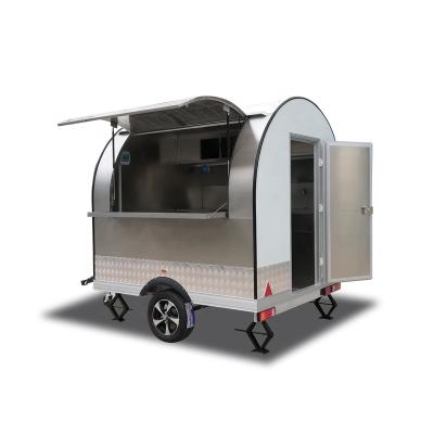 China UKUNG Snack Brand FC-200 Model Customized Polyurethane Board Solid Food Cart for sale