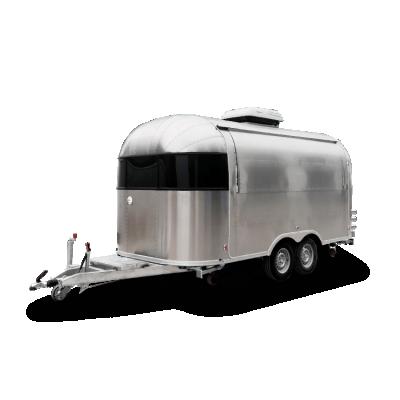 China UKUNG luxury handmade mobile stainless steel food trailer for sale for sale