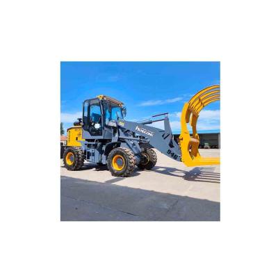 China Multifunctional Front Loading Two Heads Hotels Small Excavator Tire Digging Machines Two Busy Type Front Loading Busy Head for sale