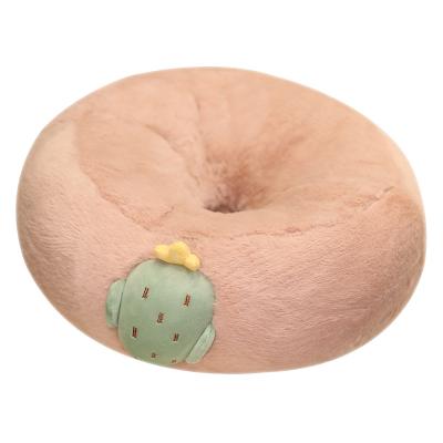 China Cute cartoon donut cushion plush chair cushion autumn and winter office thickening chair decompression cushion anti-static for sale