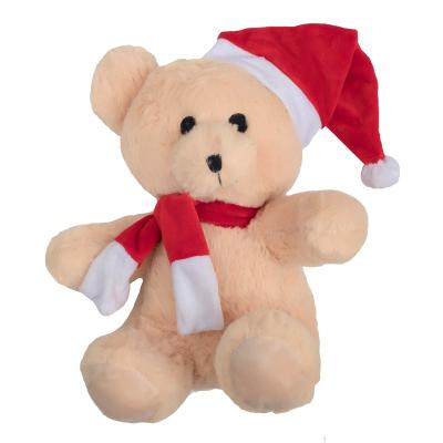 China Gift & Factory Promotion Stuffed Toys Custom Cute Soft Christmas Teddy Bear Christmas Stuffed Bear Kids Gifts for sale