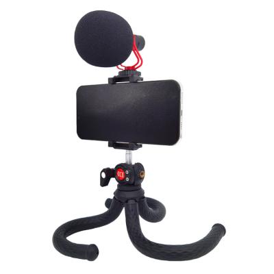 China PORTABLE Non-Slip Rubber Feet Double Bending Ability Telescoping Camera Spider Tripod Mount for Camera for sale