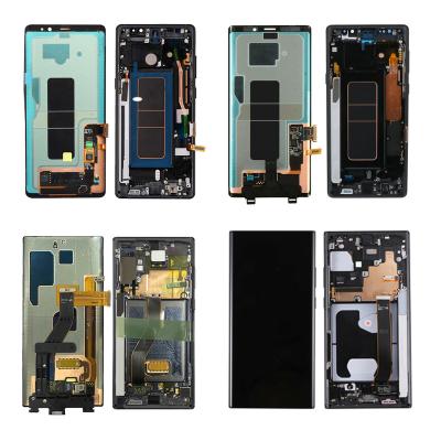 China For galaxy note20 Ultra Original Oled Amoled Phone LCD For Samsung Note8 Note9 Note10plus Note20ultra For Samsung LCD Replacement Display for sale