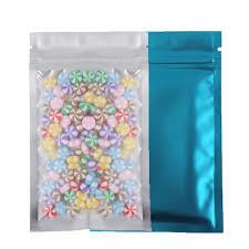 China PE High Transparent Foil Ziplock Bags Dust Proof For Food Packaging for sale