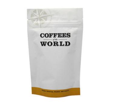 China Stehen Sie oben Kaffee-Verpackentaschen-Seitenkeil mit freistehendem Taschen-Format zu verkaufen