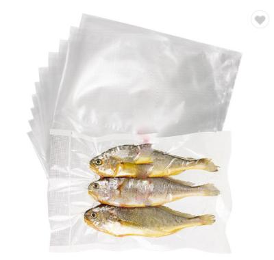 China Transparent Sealable Vacuum Freezer Bags High Strength Meat Food Packaging for sale