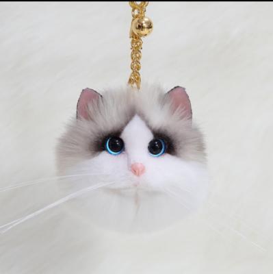 China High Quality Handmade Mobile Phone Accessories Cat Plush Car Hangings And Pendant 2021 Cute Creative Mobile Phone Accessories Bag And Decoration for sale