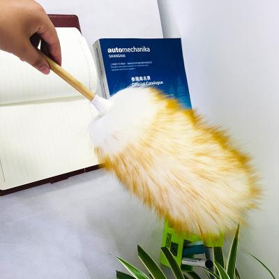 China China Sheepskin Car Cloths Handle Lambswool Wool Office Soft Bamboo Cloth Cleaning Cloth for sale