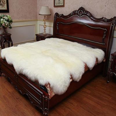 China Non-slip Octo Skin New Zealand or Australian Lambskin Blankets Sheepskin Rugs for sale