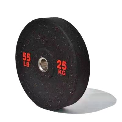 China Wholesale Foundy Color Cast Iron 25kg 44lb Rubber Barbell Color Rubber Weight Plate for sale