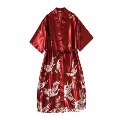 China Direct cheap price QUICK DRY high quality ladies wedding dress sleepwear luxury bridle bathrobe for sale