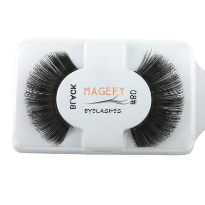 China Magefy 3d Long Natural Mink Lashes Synthetic False Eyelashes for sale