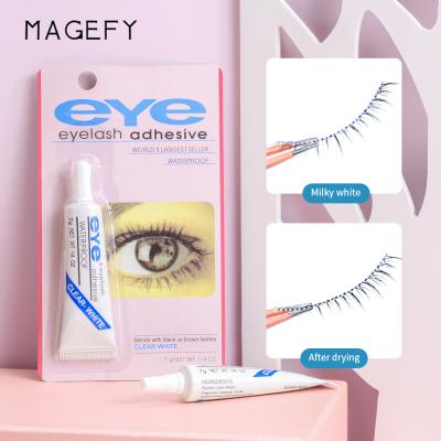 China Wholesale Private Label Eyelash Adhesive MAGEFY False Eyelash Extension/Eyelash Strip Private Label Eyelash Glue Recycled Waterproof Eyelash Adhesive for sale