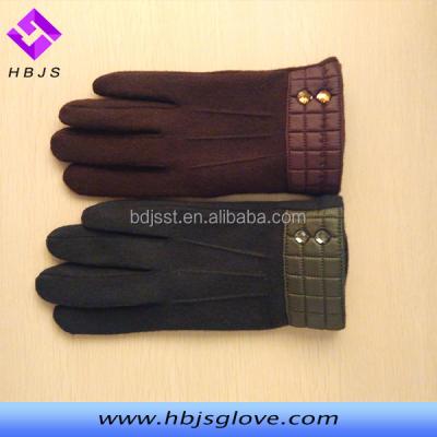 China Plain Customized Fashion colored men gloves cheap for sale