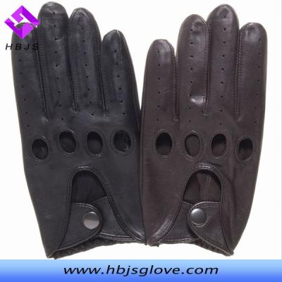 China Plain Mens Sheepskin Leather Gloves For Driving for sale