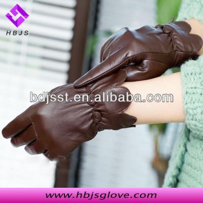 China 2013 Russia Plain Fashion Winter Leather Gloves for sale