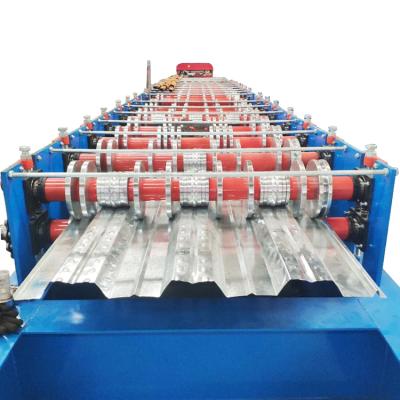 China Building Material Shops Aluminum Floor Deck Sheets Roll Forming Machine for sale