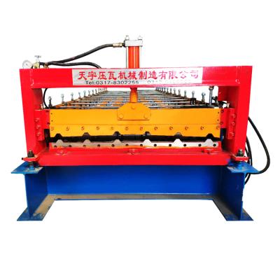 China Building Material Shops Portable CNC Milling Machine Metal Roofing Roll Forming Machine for sale