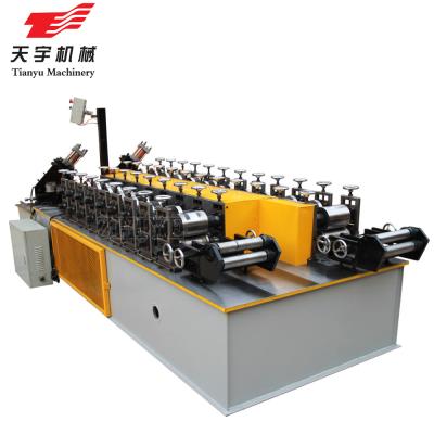 China Hotels Drywall Roll Profiles Double Steel C And U Shape Making Line Light Steel Stud Frame Forming Machine for sale