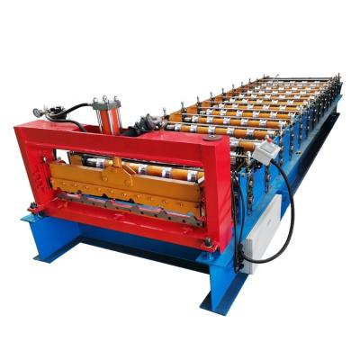 China Building Material Shops Ibr Trapezoidal Galvanized Sheet Roofing Roll Forming Machine From Botou Factory for sale