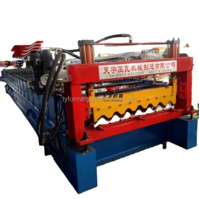 China Building Material Shops South Africa ibr 750 Roof Sheet Roll Forming Machine for sale