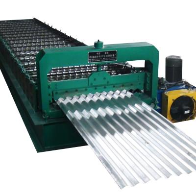 China Corrugated Hotels Metal Roofing Sheet Iron Sheet Roll Forming Making Machine for sale