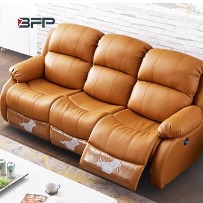 China (Other) BFP One Stop Home Furniture Adjustable High End Electric Functional Leather Living Room Sofa SetFurniture for sale