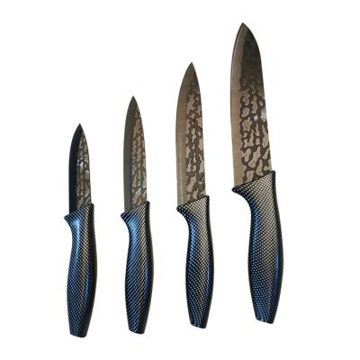 China Viable Black Blade Ceramic Zirconia Kitchen 4Pcs Knife Set for sale