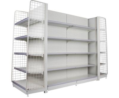 China Grocery Store Rack Customization Supermarket Shelves Double Sided Store Dimension/Radius for sale