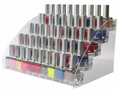 China Acrylic Advertising Nail Polish Display Rack Perfume Rack Shelf Acrylic Display for sale