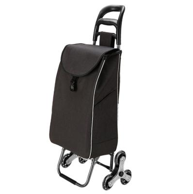 China Large Capacity Professional Waterproof Bag Supplier Folding Folding Shopping Cart Stair Trolley for sale