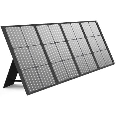 China 4 Waterproof All Black Portable Solar Panel 120w Outdoor Foldable Solar Panel for sale