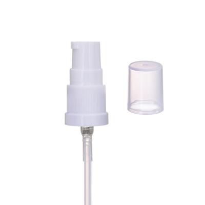 China Non Spill Pump 18/410 20/410 White Plastic Cream for sale