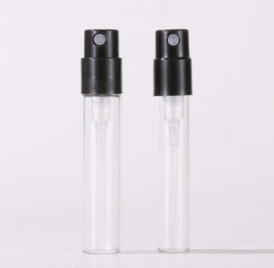 China Personal Care 1ml 2ml 5ml 10ml Glass Bottle With Mini Mist Sprayer For Perfume Tester for sale