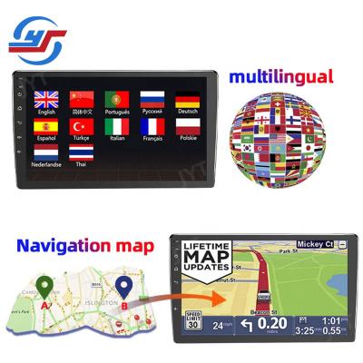 China GPS Android 9 Inch 2din Stereo 9001 Full Touch Screen Support Mirrored Car Audio And Video With GPS Wifi Support Frame 1Ram 16Rom for sale