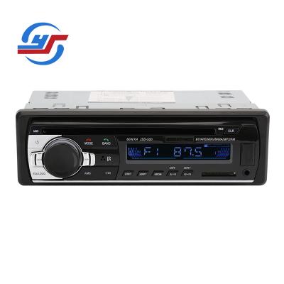 China JSD520 12V Automobile Digital BT 60Wx4 FM Audio 1Din Car Radio Stereo MP3 Player With IN AUX Input. dash fixed panel for sale