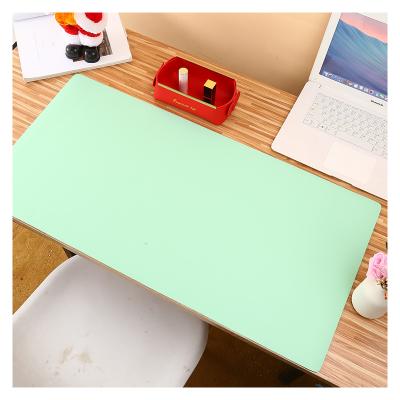 China 2021 eco-friendly hot sale table mat PU table mat leather waterproof mousepad desk mat for sale