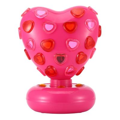 China Sweet Portable KTV Party Stage Decoration LED Heart Shape Light Pink Disco Ball for sale