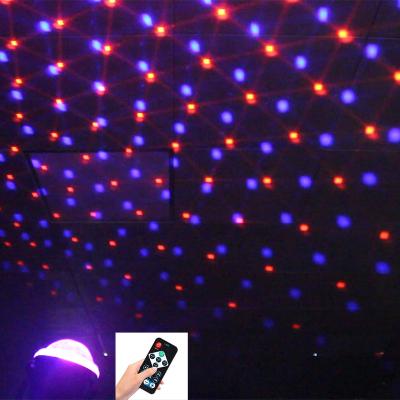 China Small Size Hot Sale Party Stage Remote Control Disco Led Light Magic Crystal Balls for sale