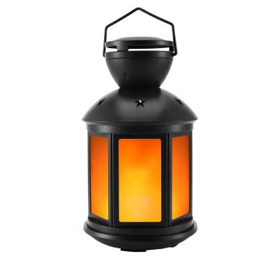 China 2022 Portable Lantern Light with Flame Effect and Bluetooth Speaker LED Flame Lamp for sale